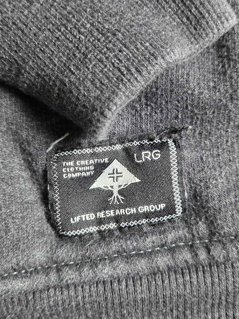 LRG Lifted Research Group Boys Graphic Pullover Hoodie XL 18-20 Gray Tiger
